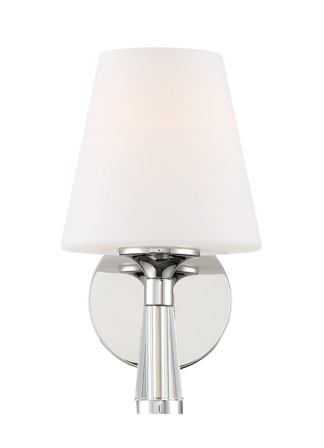 Ramsey 1 Light Polished Nickel Sconce RAM-A3401-PN