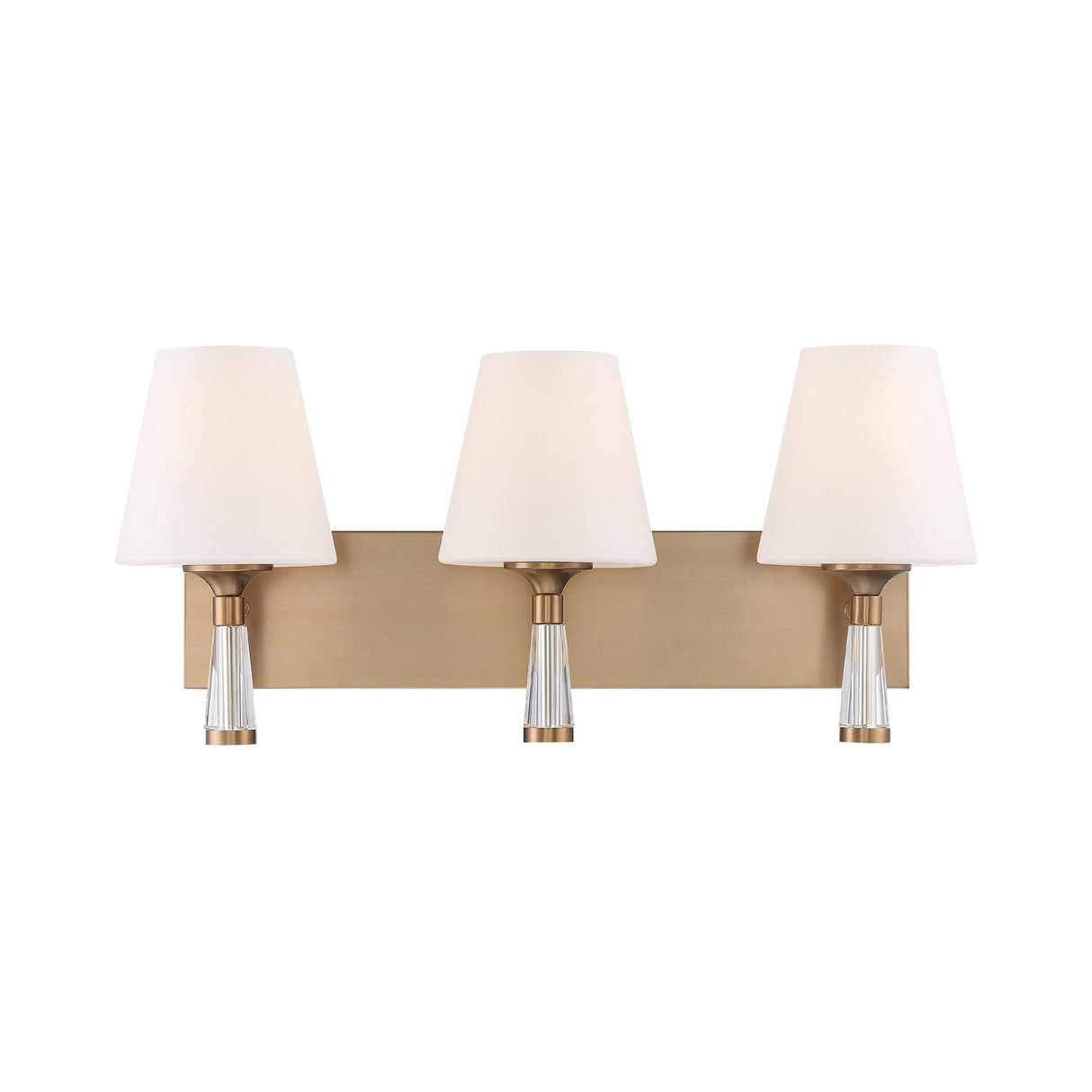 Ramsey 3 Light Vibrant Gold Bathroom Vanity RAM-A3403-VG