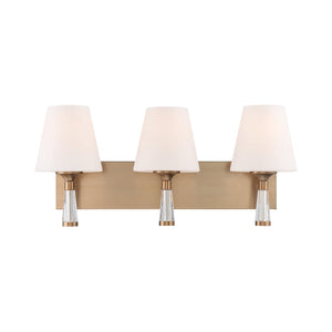 Ramsey 3 Light Polished Nickel Bathroom Vanity RAM-A3403-PN