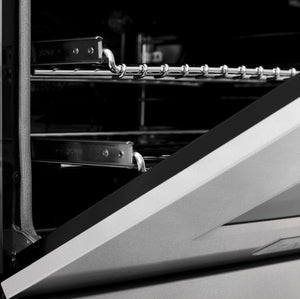 ZLINE Autograph Edition 48 in. 6.0 cu. ft. Legacy Dual Fuel Range with 7 Burner Gas Cooktop and 2 Electric Ovens in DuraSnow® Stainless Steel and Champagne Bronze Accents (RASZ-SN-48-CB)