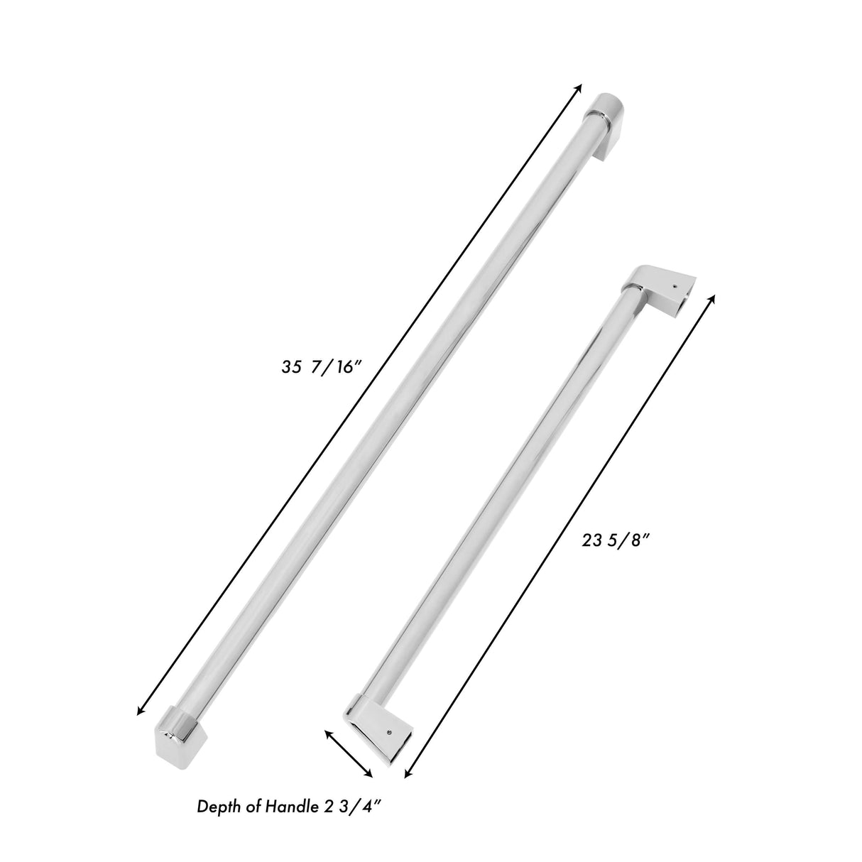 ZLINE 30 in. Refrigerator Panels and Handles in Stainless Steel for Built-in Refrigerators (RPBIV-304-30)