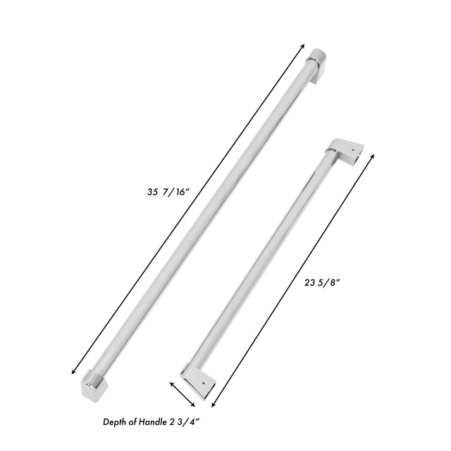 ZLINE 30 in. Refrigerator Panels and Handles in Fingerprint-Resistant Stainless Steel for Built-in Refrigerators (RPBIV-SN-30)