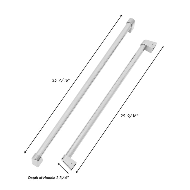 ZLINE 36 in. Refrigerator Panels and Handles in White Matte for Built-in Refrigerators (RPBIV-WM-36)