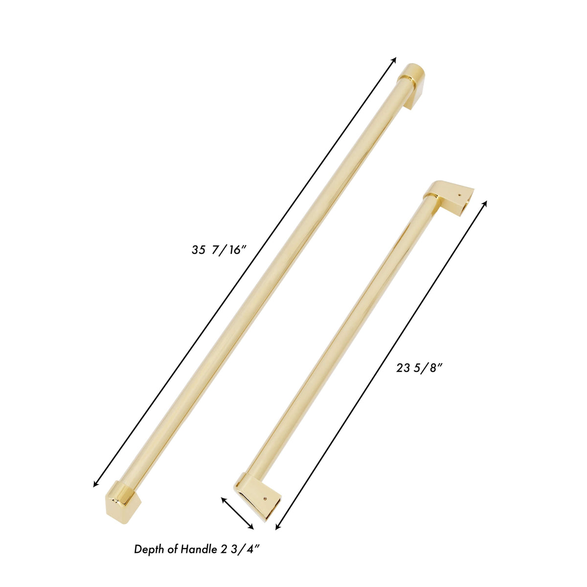 ZLINE Autograph Edition 30 in. Built-in Refrigerator Handles with Accents for RBIV-30 (RBIVHZ-30)