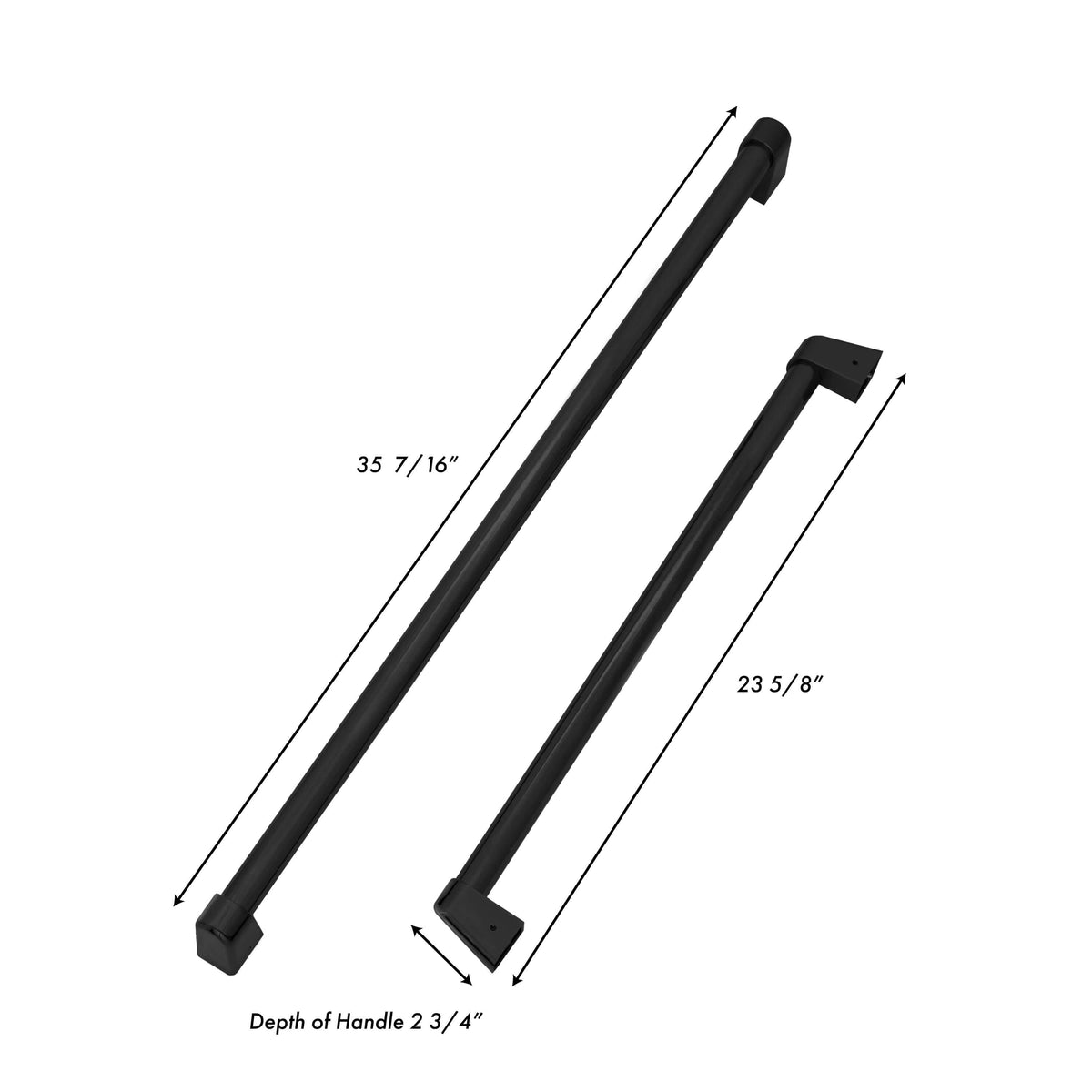 ZLINE Autograph Edition 30 in. Built-in Refrigerator Handles with Accents for RBIV-30 (RBIVHZ-30)