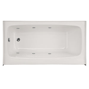 Hydro Systems REG5436AWP-BON-LH REGAN 5436 AC W/WHIRLPOOL SYSTEM-BONE-LEFT HAND