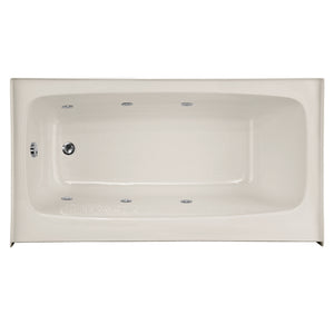 Hydro Systems REG6632ATO-WHI-LH REGAN 6632 AC TUB ONLY-WHITE-LEFT HAND