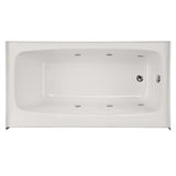 Hydro Systems REG6632AWPS-BON-RH REGAN 6632 AC W/WHIRLPOOL SYSTEM - SHALLOW DEPTH-BONE-RIGHT HAND