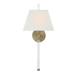 Renee 1 Light Aged Brass Sconce REN-261-AG