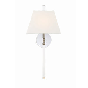 Renee 1 Light Polished Nickel Sconce REN-261-PN