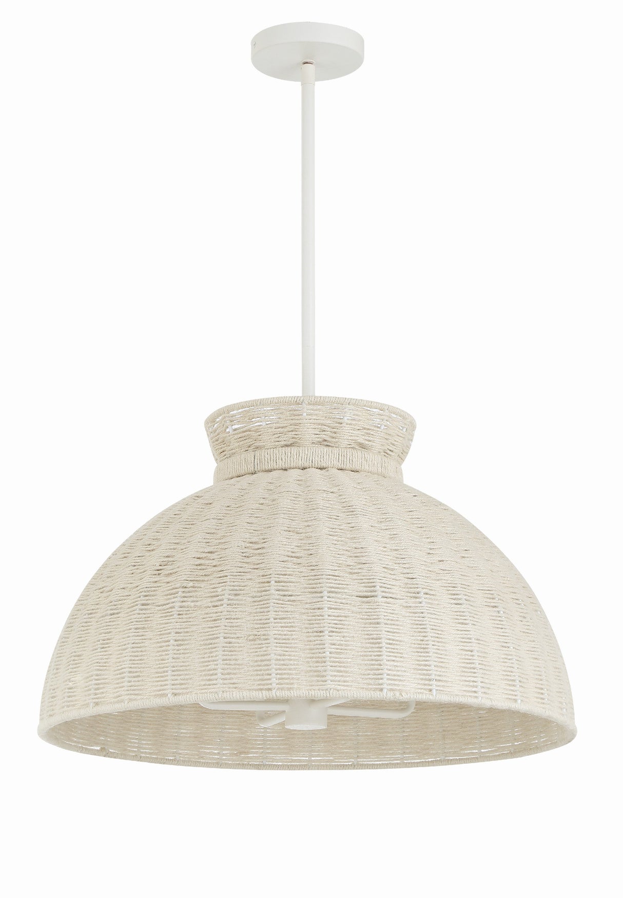 Reese 4 Light Matte White Chandelier RES-10524-MT