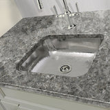 Nantucket Sinks RES - 17.5 Inch Hammered Stainless Steel Rectangle Bar Sink