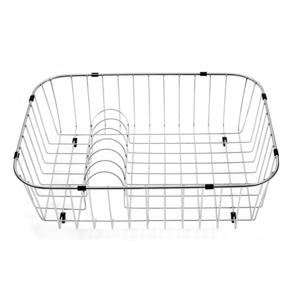 Hamat - RIN-20156 - 19 1/4" x 14 1/4" x 6" Rinsing Basket w/ Plate Rack