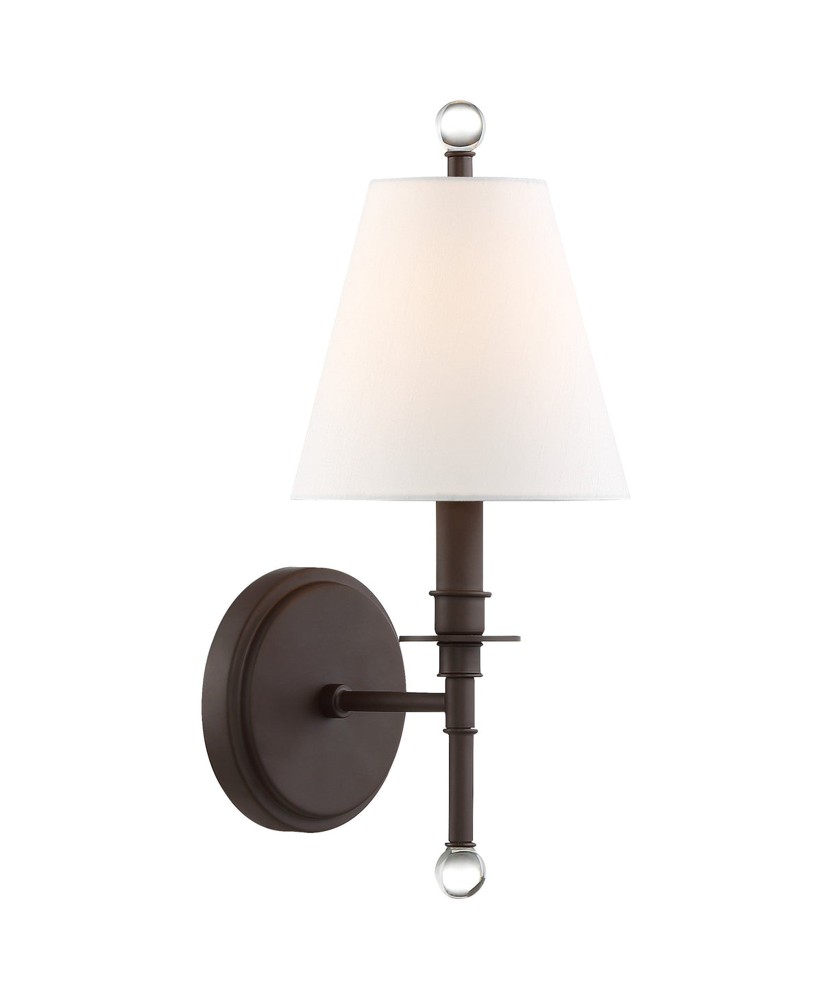 Riverdale 1 Light Aged Brass Sconce RIV-382-AG