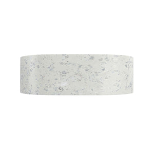 Ambia Oblong Terrazzo Vessel Sink in White