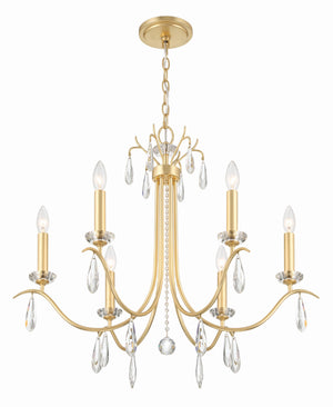 Rollins 6 Light Antique Gold Chandelier ROL-18816-GA