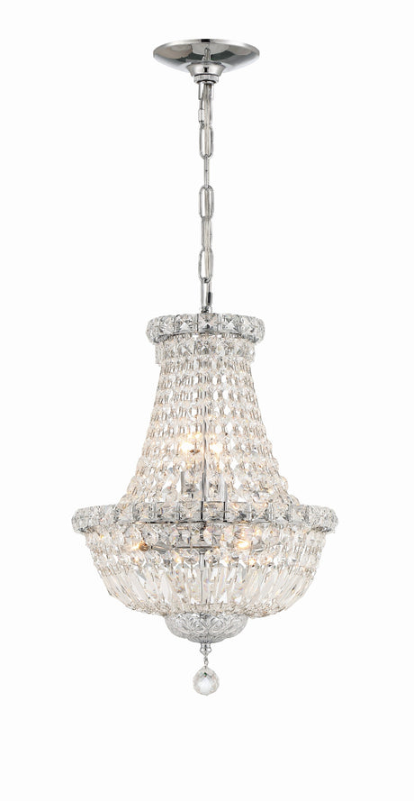 Roslyn 5 Light Polished Chrome Mini Chandelier ROS-A1006-CH-CL-MWP