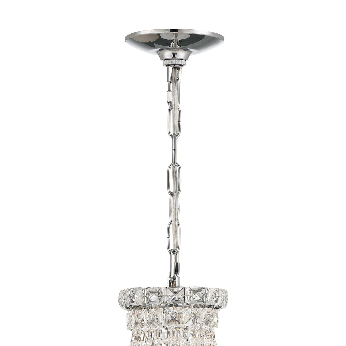 Roslyn 5 Light Polished Chrome Mini Chandelier ROS-A1006-CH-CL-MWP