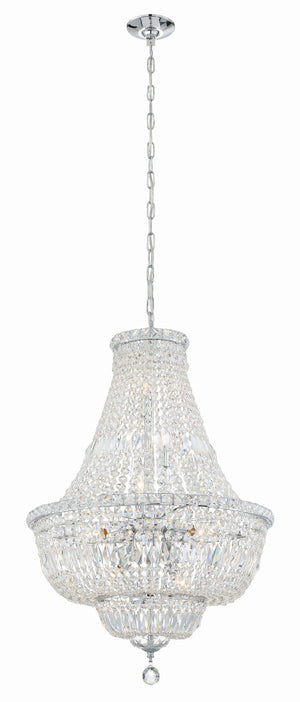 Roslyn 9 Light Polished Chrome Chandelier ROS-A1009-CH-CL-MWP