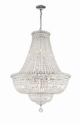 Roslyn 15 Light Polished Chrome Chandelier ROS-A1015-CH-CL-MWP