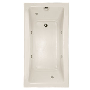 Hydro Systems ROS6032AWP-BON ROSEMARIE 6032 AC W/WHIRLPOOL SYSTEM-BONE