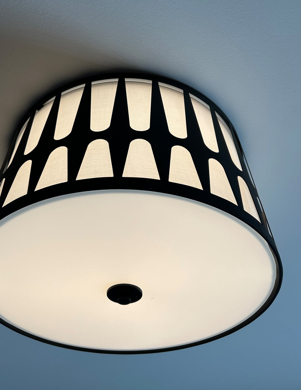 Royston 3 Light Black Flush Mount ROY-800-BK