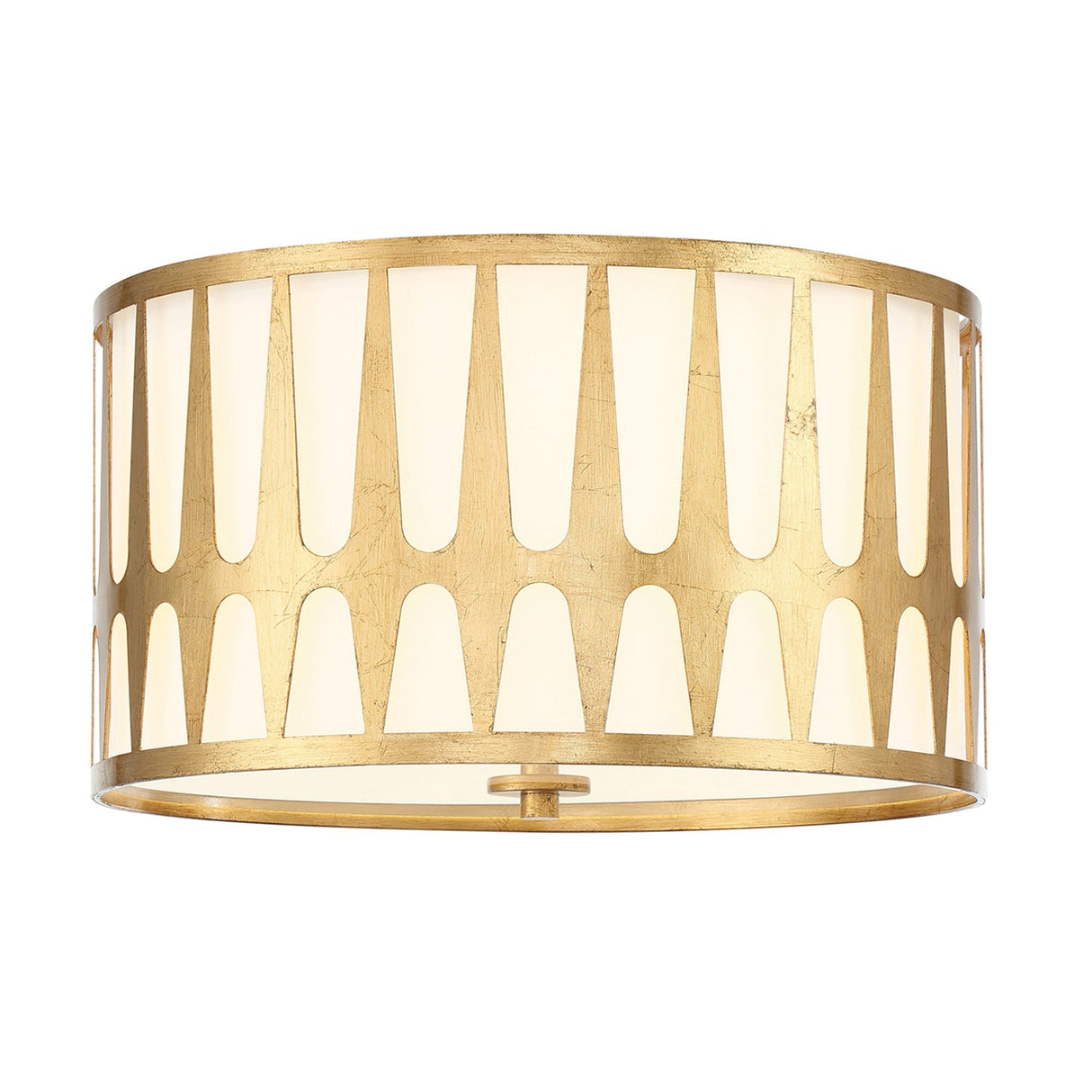 Royston 3 Light Antique Gold Flush Mount ROY-800-GA