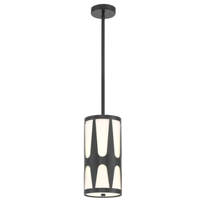 Royston 1 Light Black Mini Pendant ROY-801-BK