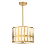 Royston 3 Light Antique Gold Mini Chandelier ROY-803-GA