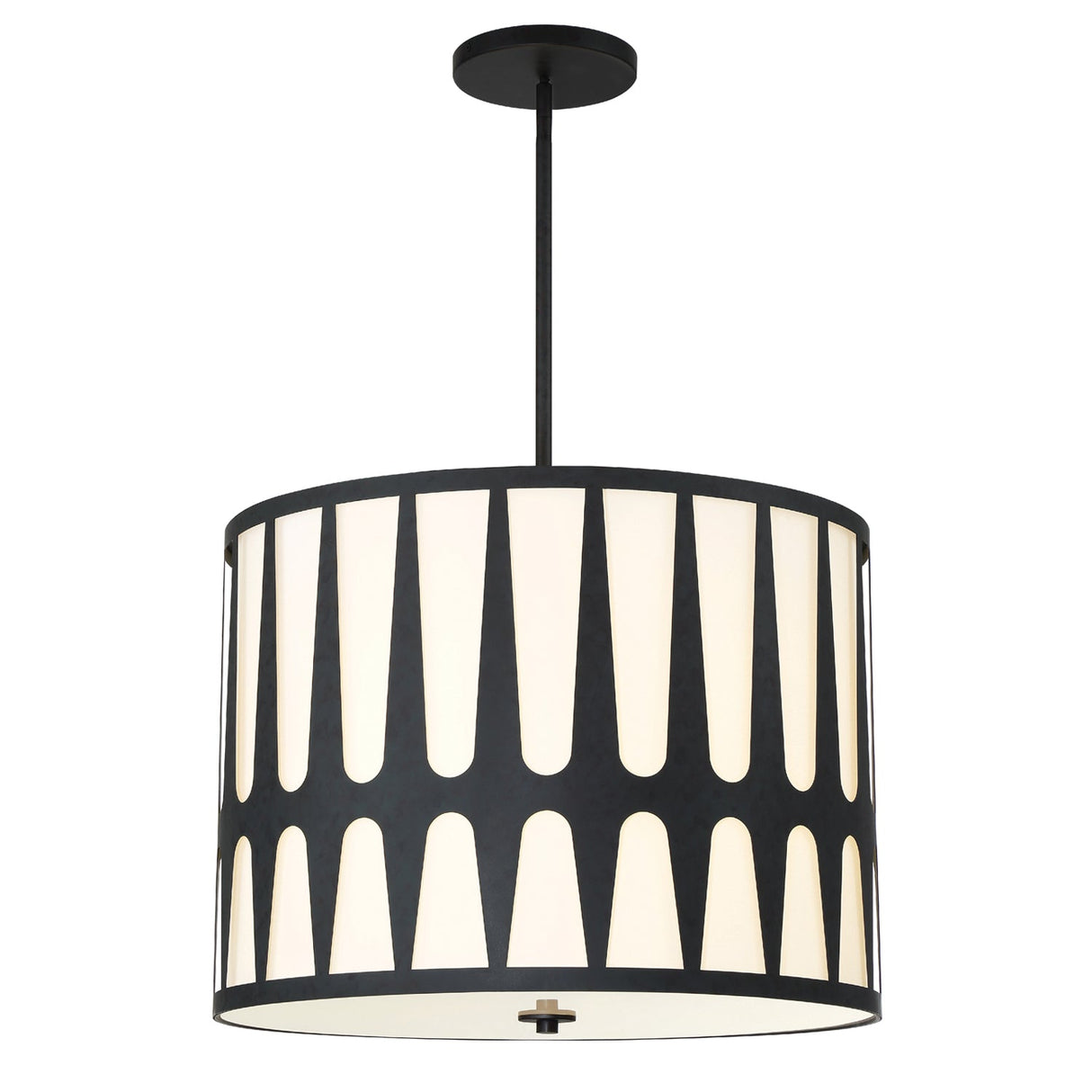 Royston 5 Light Black Chandelier ROY-809-BK