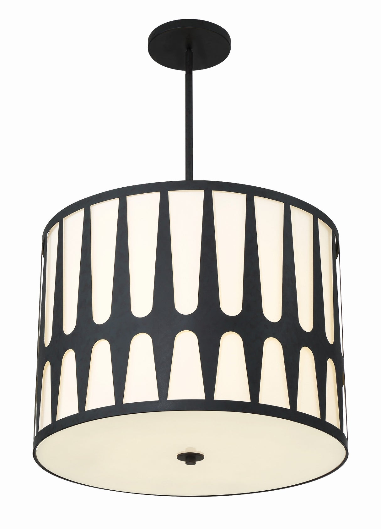 Royston 5 Light Black Chandelier ROY-809-BK