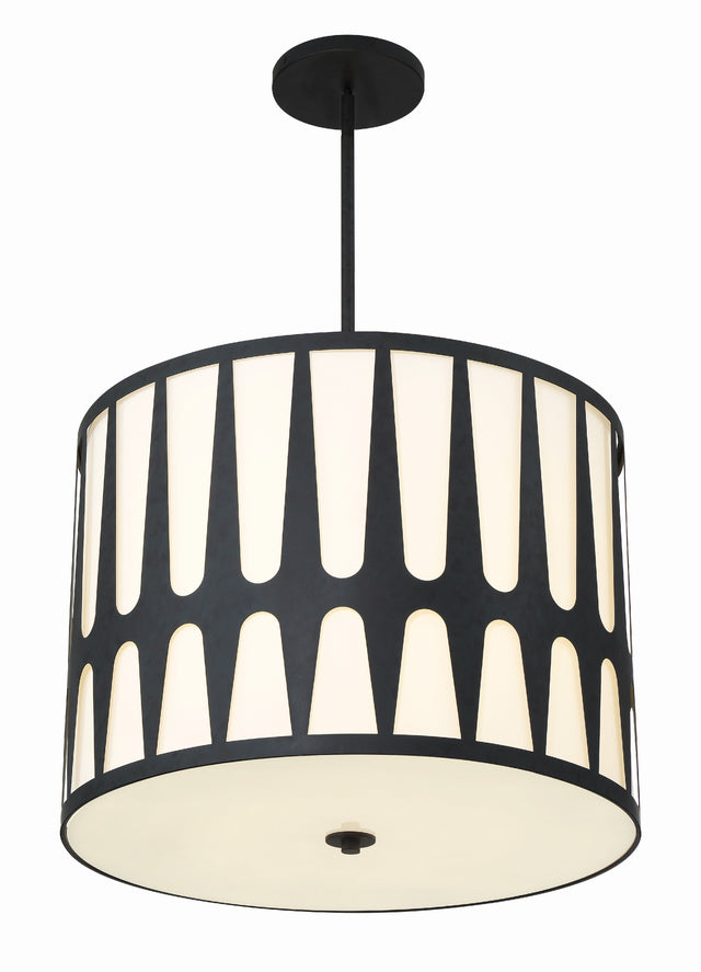 Royston 5 Light Black Chandelier ROY-809-BK