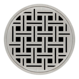 Infinity Drain RVS 5 5” Strainer - Weave Pattern for RV 5, RVD 5, RVDB 5