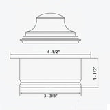 Ruvati Garbage Disposal Flange for Kitchen Sinks - Brass / Gold Tone Stainless Steel - RVA1041GG