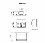 Ruvati Extended Garbage Disposal Flange with Deep Basket and Stopper - Gunmetal Black Stainless Steel - RVA1052BL