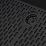 Ruvati Silicone Bottom Grid Sink Mat for RVG1030 and RVG2030 Sinks - Black - RVA41030BK