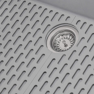 Ruvati Silicone Bottom Grid Sink Mat for RVG1030 and RVG2030 Sinks - Gray - RVA41030GR