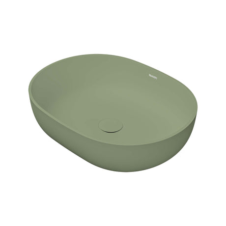 Ruvati 19-inch Avocado Lime Green epiStone Solid Surface Bathroom Vessel Sink - RVB2119GN