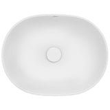 Ruvati 19-inch Matte White epiStone Solid Surface Modern Bathroom Vessel Sink - RVB2119WH