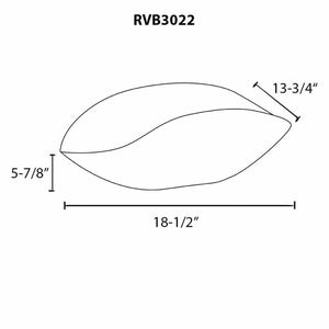 Ruvati 19 inch Murano Glass Art Vessel Seashell Decorative Pattern Bathroom Sink - Nautilus Brown - RVB3022