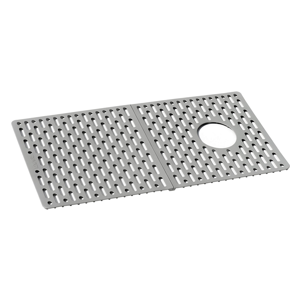 Ruvati 33-inch Granite Composite Workstation Drop-in Topmount Kitchen Sink Silver Gray - RVG1302GR