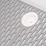 Ruvati 33-inch Granite Composite Workstation Drop-in Topmount Kitchen Sink  Matte White - RVG1302WH