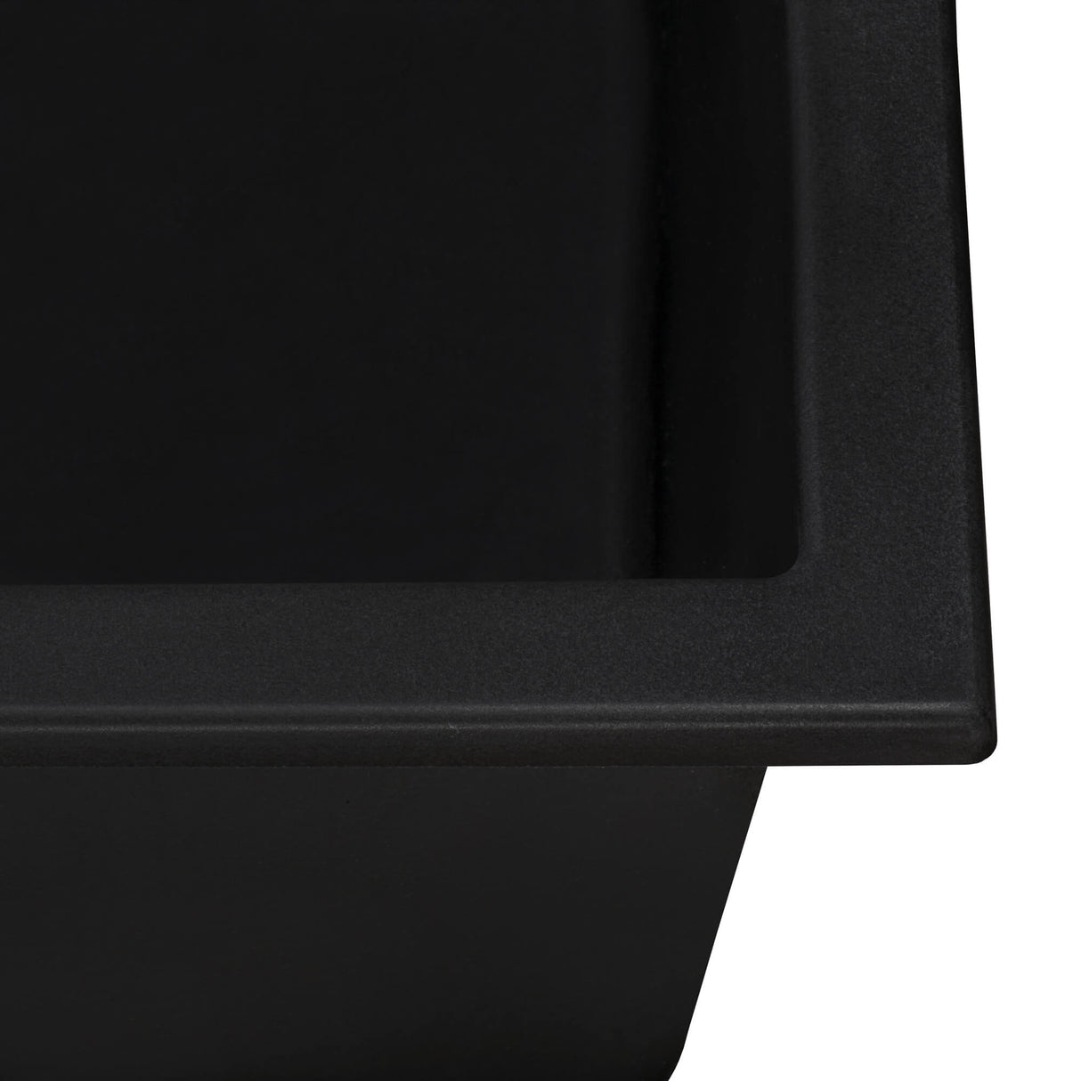 Ruvati 33-inch epiRock Workstation Charcoal Black Double Bowl Topmount Kitchen Sink - RVG1327CK