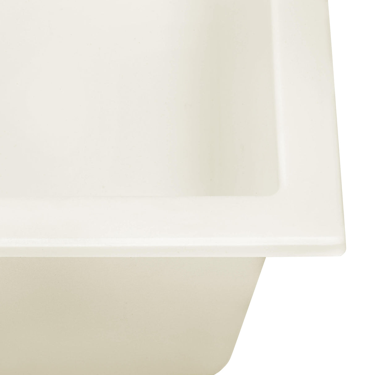Ruvati 33-inch epiRock Workstation Warm White Topmount Kitchen Sink - RVG1325WB
