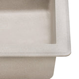 Ruvati 33 x 22 inch epiGranite Dual-Mount Granite Composite Double Bowl Kitchen Sink - Caribbean Sand - RVG1344CS