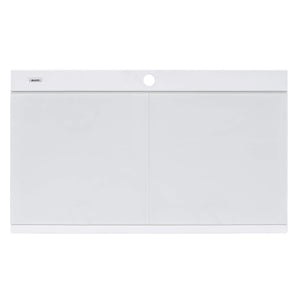 Ruvati 34 inch epiGranite Topmount Workstation Ledge Granite Composite Kitchen Sink - Arctic White - RVG1350WH