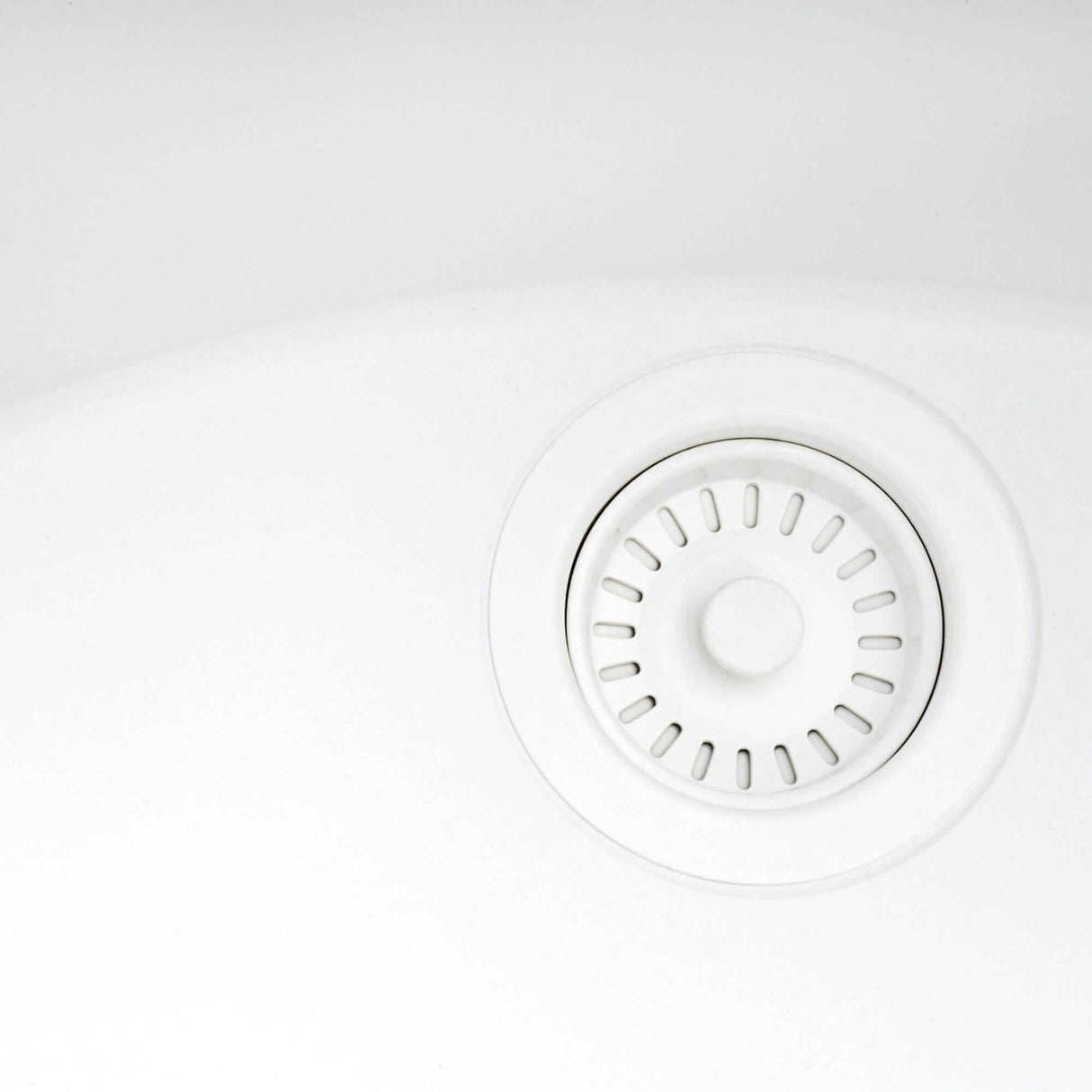 Ruvati 31-inch epiCube Granite Composite Workstation Drop-in Topmount Kitchen Sink  Matte White - RVG1631WH