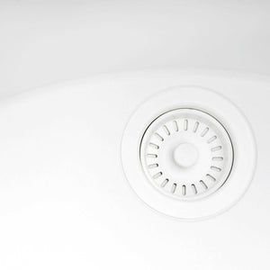 Ruvati 31-inch epiCube Granite Composite Workstation Drop-in Topmount Kitchen Sink  Matte White - RVG1631WH