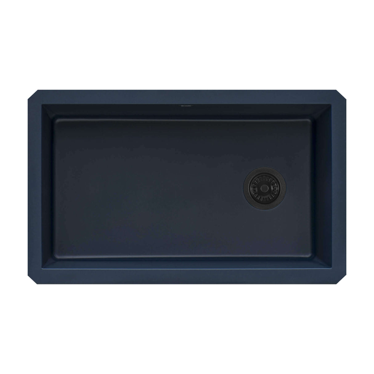 Ruvati 32 x 19 inch epiGranite Undermount Granite Composite Single Bowl Kitchen Sink -  Catalina Blue   - RVG2033LU