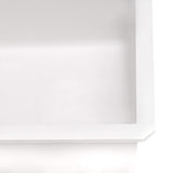 Ruvati 32 x 19 inch epiGranite Undermount Granite Composite Single Bowl Kitchen Sink - Arctic White - RVG2033WH